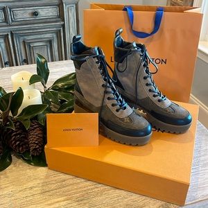 Louis Vuitton Laureate Platform Desert Boot Size 38